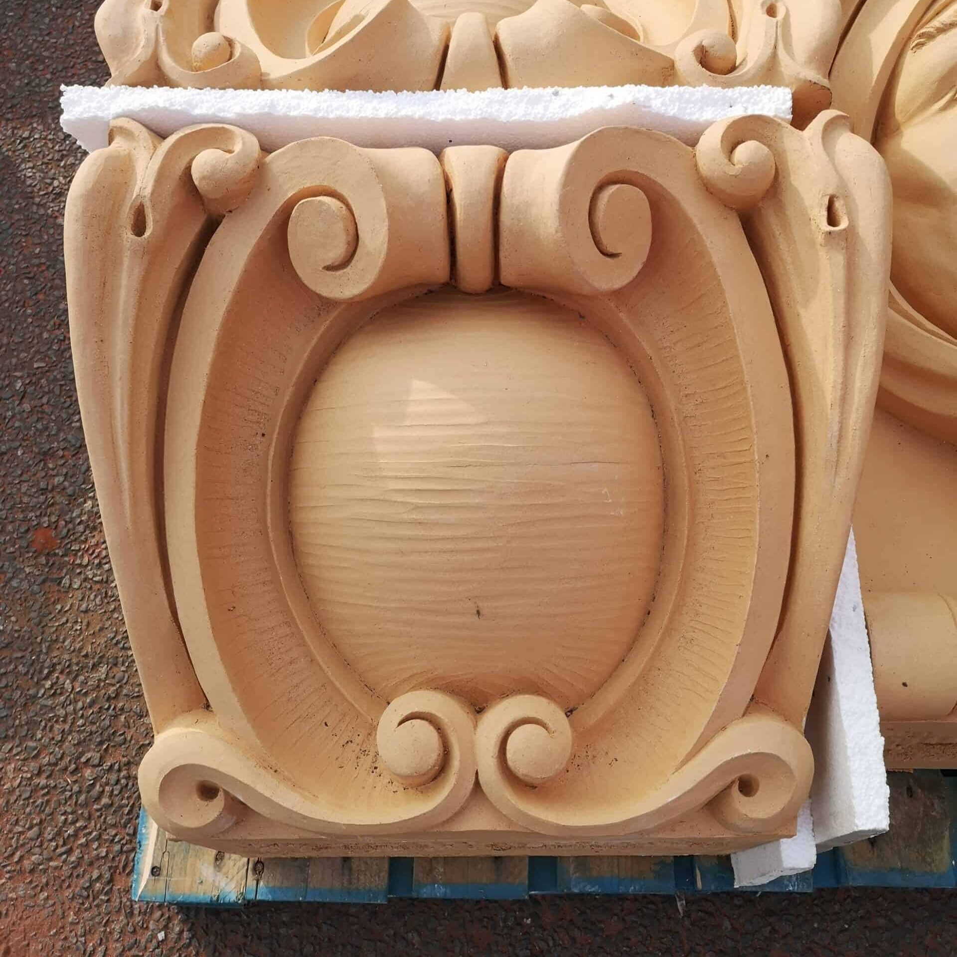 photo of traditional hand pressed architectural Hathern Terra Cotta