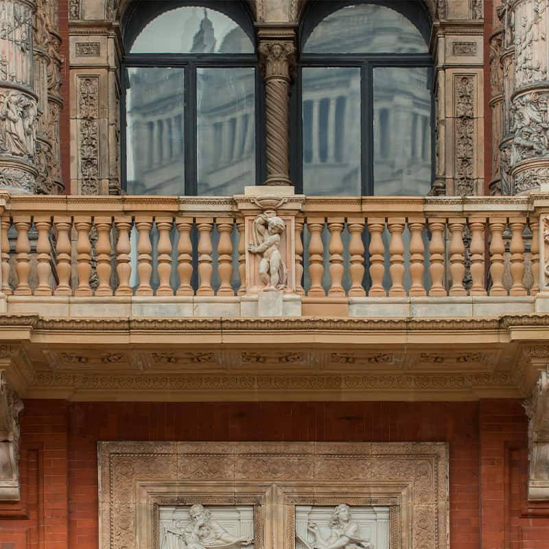V&A Museum using Hathern Terra Cotta products